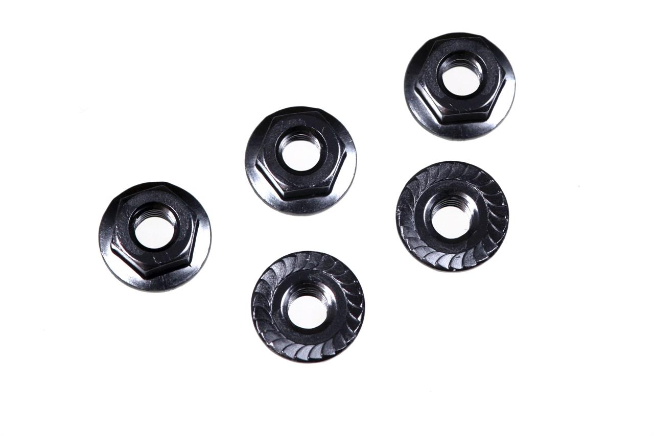 M4 ALUMI. NUT W/FLANGE